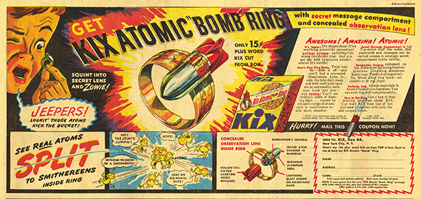 Kix Cereal Sold an Actual Radioactive Nuclear Ring To Children in&nbsp;1947