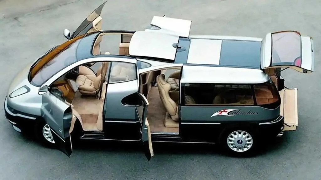 Bizarre Minivan Concept From 1992 Had Two Levels and Futuristic&nbsp;Lines